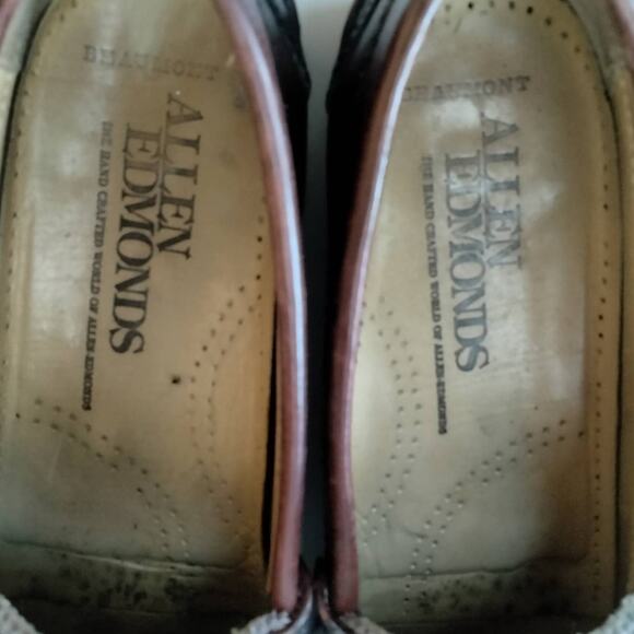 Allen Edmonds Brown Leather Loafers Beaumont Men's Size AAA 11.5 30015 - Picture 11 of 12